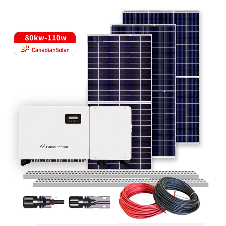 Канадская солнечная сетка, крыша и наземное крепление Fotovoltaico, полный комплект, солнечная панель для дома