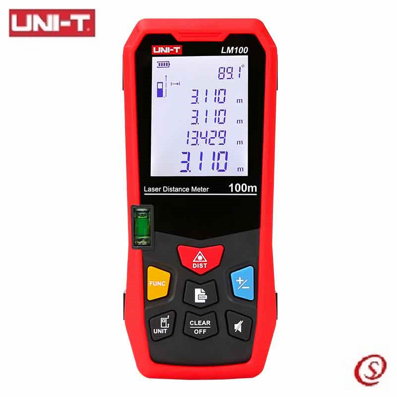 UNI-T LM100 100 м высокоточный лазерный дальномер 100 м дальномер