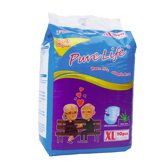 Подгузник для взрослых Pure Life, регулируемые одноразовые ультравпитывающие брюки для недержания мочи, герметичные подгузники, брюки для мужчин и женщин