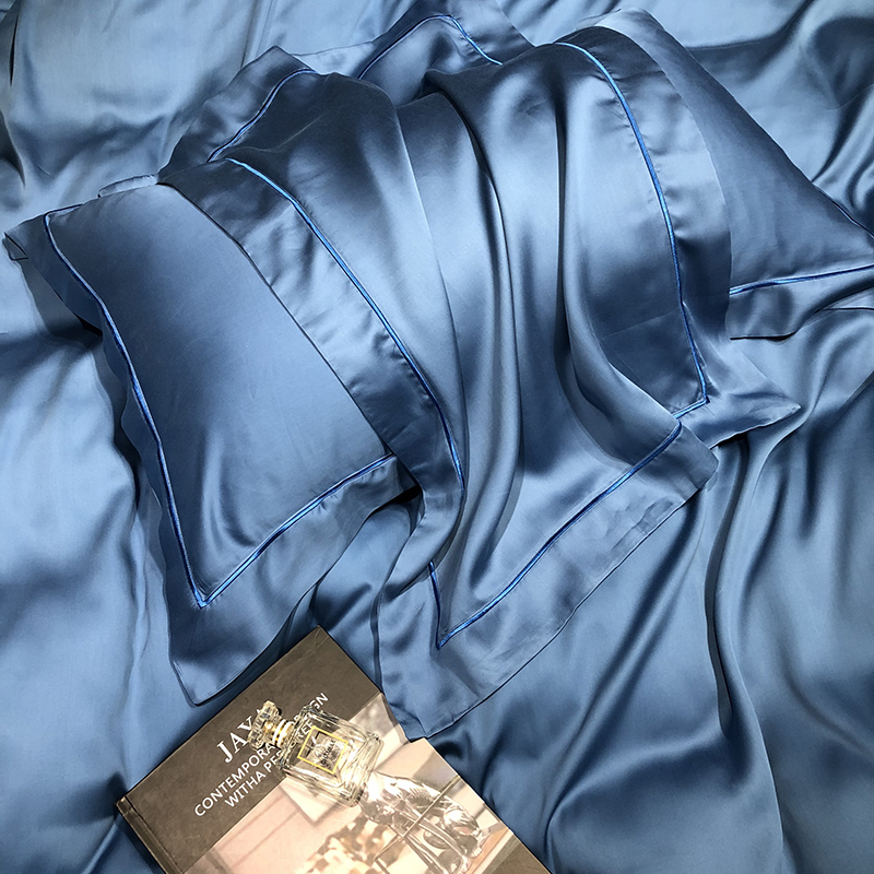 100% Tencel постельное белье 60S * 60S 300TC однотонные цвета 60S однотонная ткань tencel