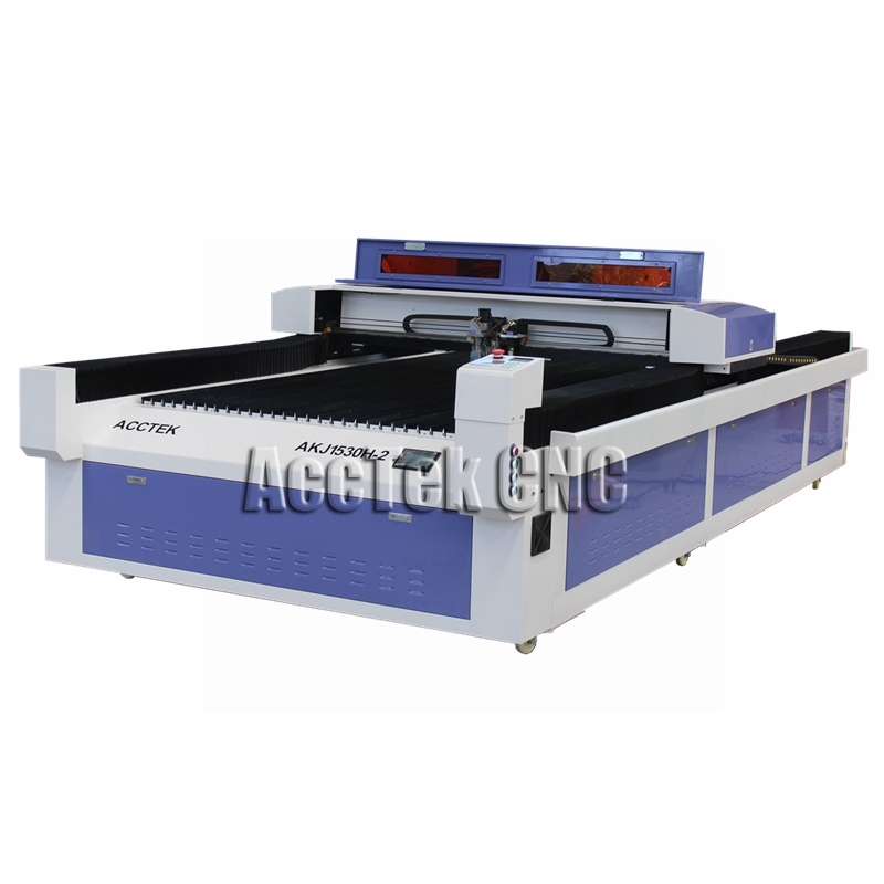 Acctek Co2 laser cutting machinery with ce certificate AKJ1530H co2 laser cutting machine parts for metal&Non-metal