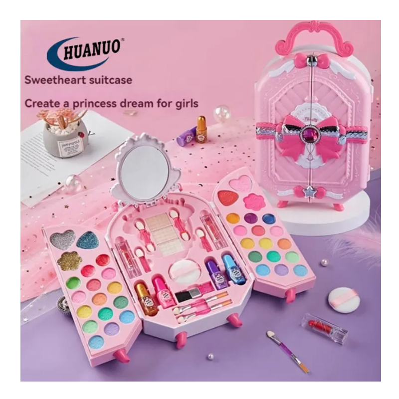 2024 Hot Sale Kids Makeup Set DIY Cosmetics Set Factory Wholesale Customized Best Gift For Girls Children Birthday Party