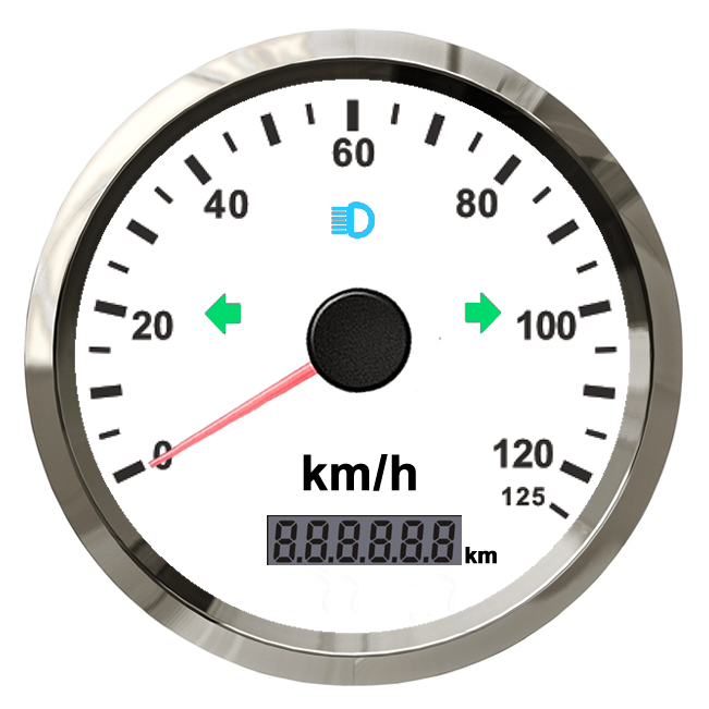 Гоночные велосипеды/автомобили GPS Спидометр 3 3/8 ''Размер установки с индивидуальной рамкой