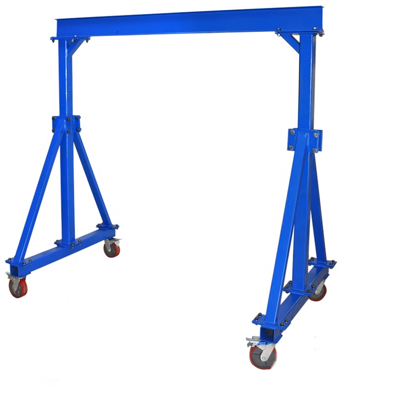 Mini Mobile Adjustable Height Boat Lifting Gantry Crane 0.5ton 1 ton adjustable portable mobile mini gantry cranes