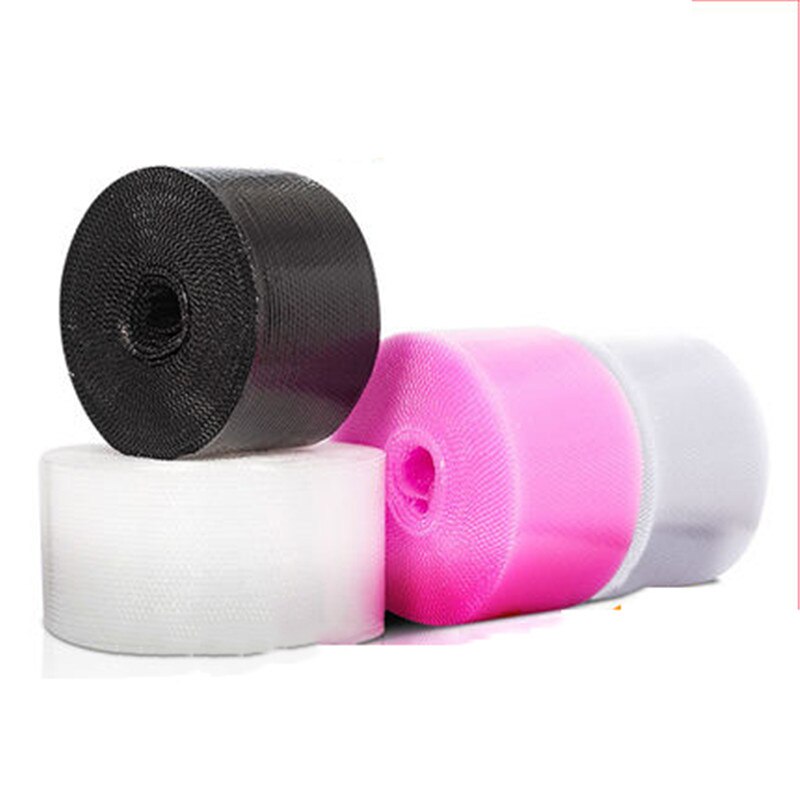 1 pack 12 inch x 30 ft Hot selling bubble bag roll for protective packaging wholesales air pink Black bubble cushion wrap roll