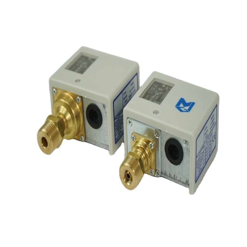 Automatic adjustable single controller pressure switch control for water treatment system