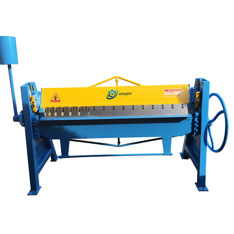 WS-1.5*1500 Easy to Operate Sheet Metal Bending Manual Type Hand Duct Folding Machine