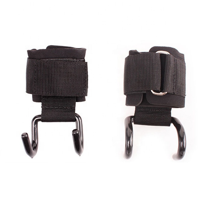 Amazon Hot Sale Gym Fitness Pull Up Weight Lifting Hooks Power Lifting Hook