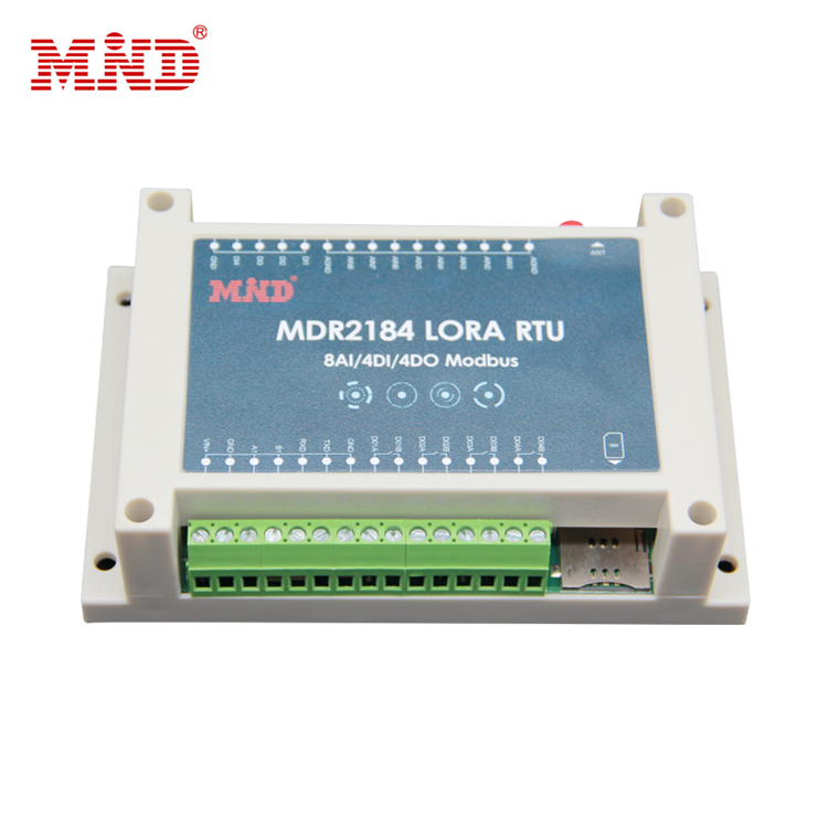 Беспроводной пульт управления M2M LoRa 433 МГц ISM Band с 8 аналоговыми входами, 4 цифровыми входами, 4 релейными выходами, сетевое реле