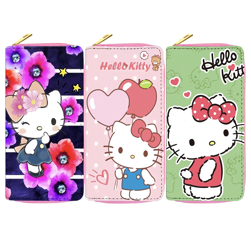 Милые кошельки Hello KT для девочек, кошелек Hello KT для молодых девушек