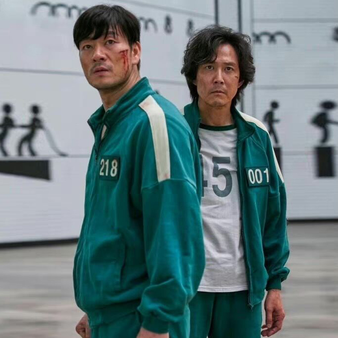 New Design Squid Game Merchandise Korean Tv Series Squid Game Cosplay Clothes With High Quality