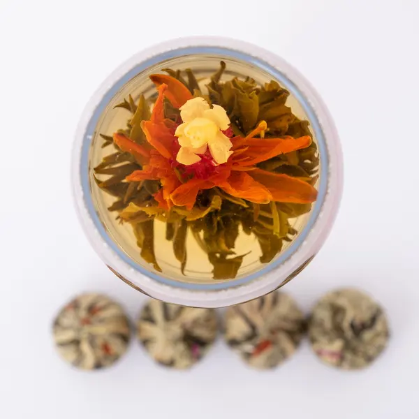 Natural Handcraft Flower High Quality Blooming Tea Green Beauty Tea Flowering Tea Ball