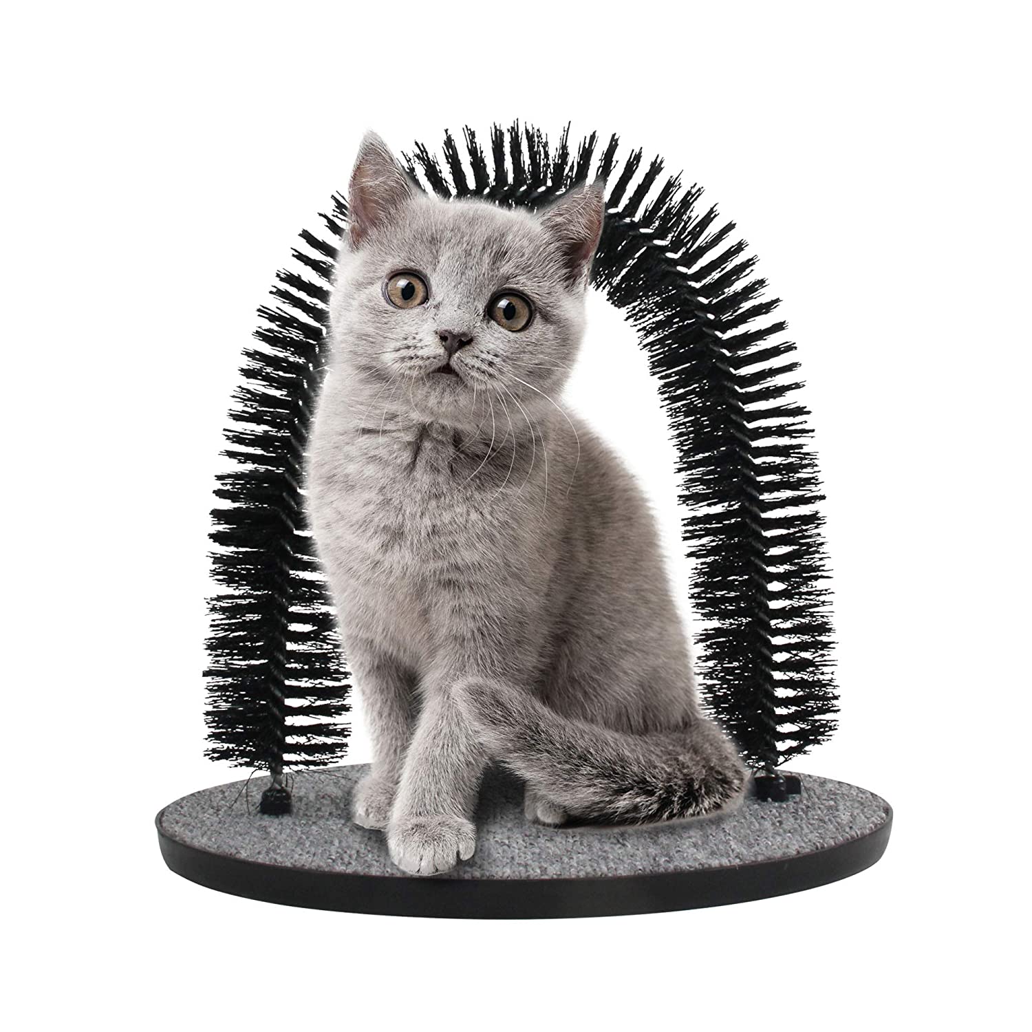Amazon арочный грумер для кошек, самоуход, игрушка для кошек, самоуход, массажер для когтей, щетка для когтей, Когтеточка, Когтеточка, игрушка для домашних животных