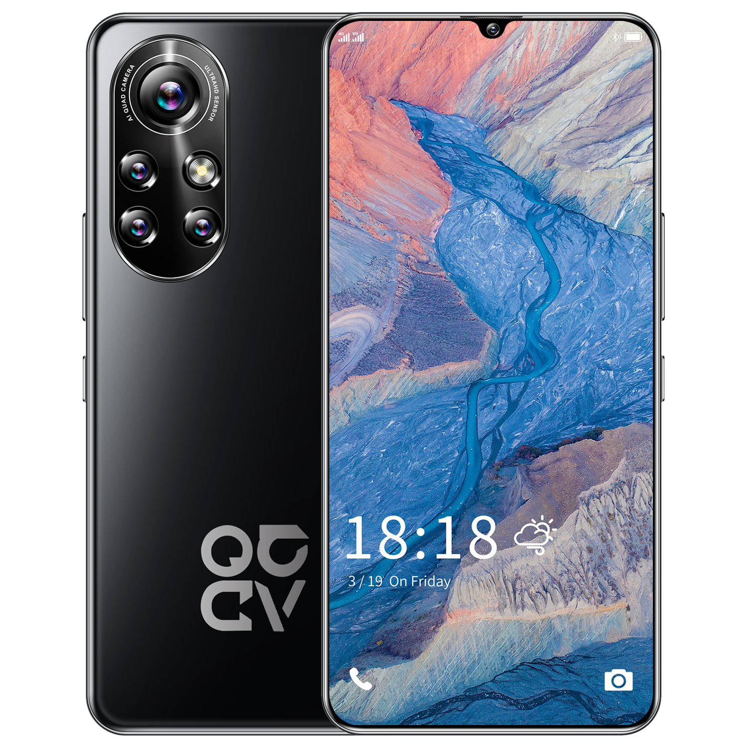 Новый дизайн 2021, смартфон Nova8 Pro, умный игровой телефон 6,8 дюйма, лидер продаж, память 1 + память 8