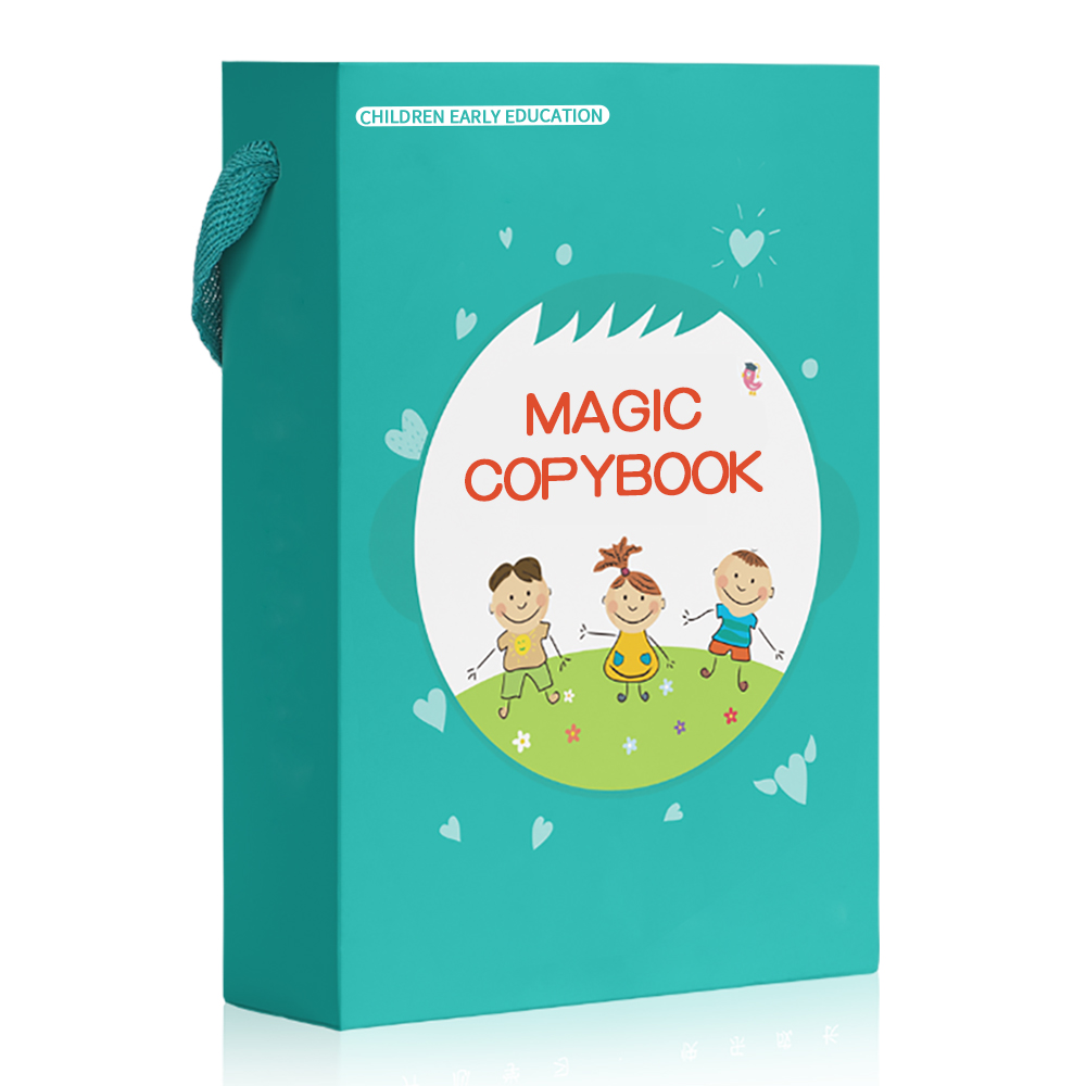 2021 popular magic kid early education calligraphy reusable writing practice groove copybook magic