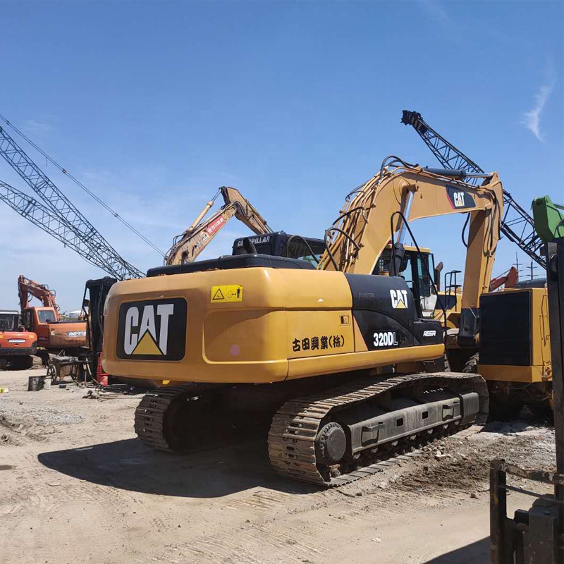 Used 320d earth-moving caterpillar crawler digging excavator