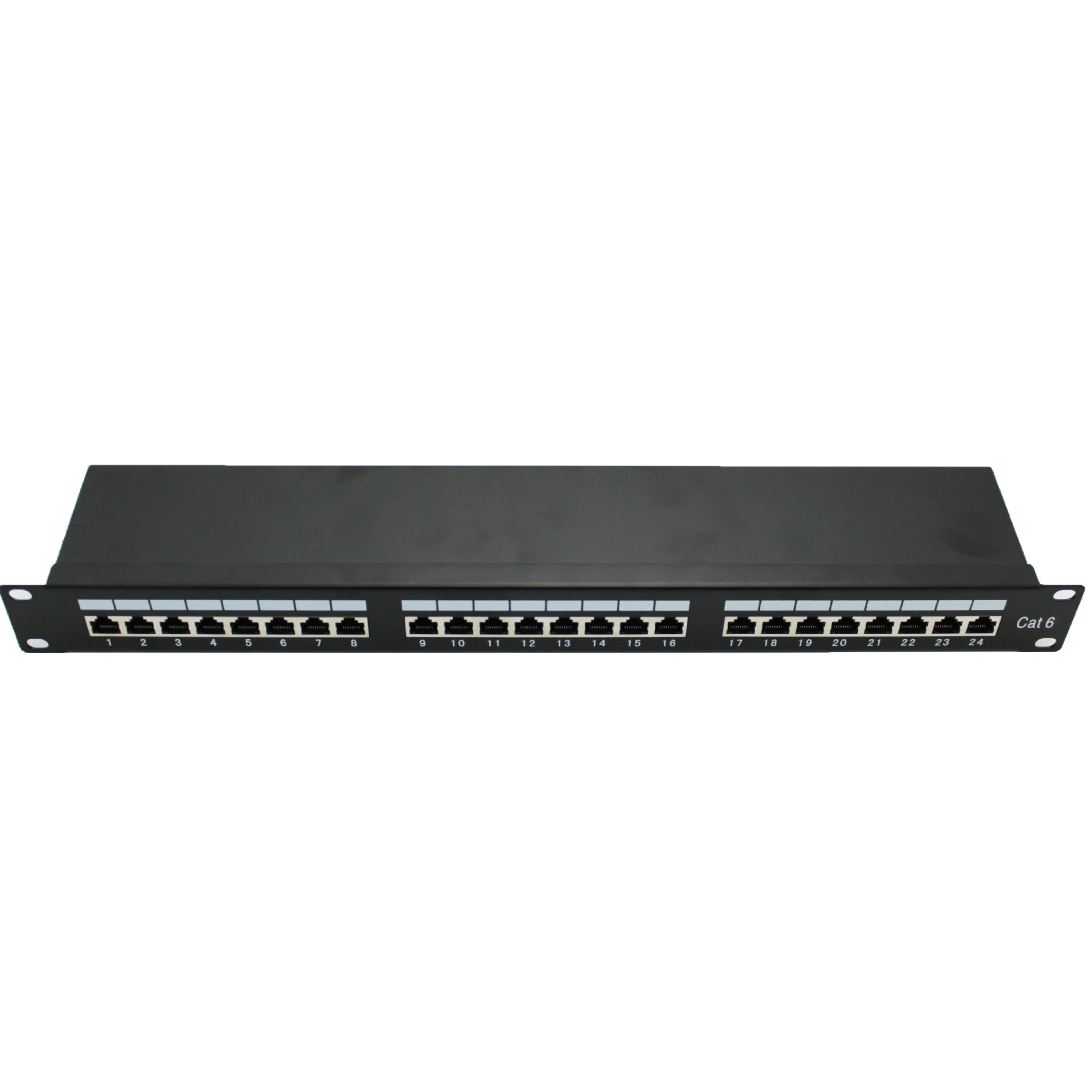 24 порта Экранированный cat6 Сетевой Патч-панель 19 "1U cat6 STP патч-панели цена