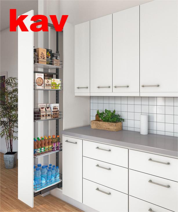 Kav кухонная проволочная корзина, мягкие выдвижные тяжелые корзины для кладовой
