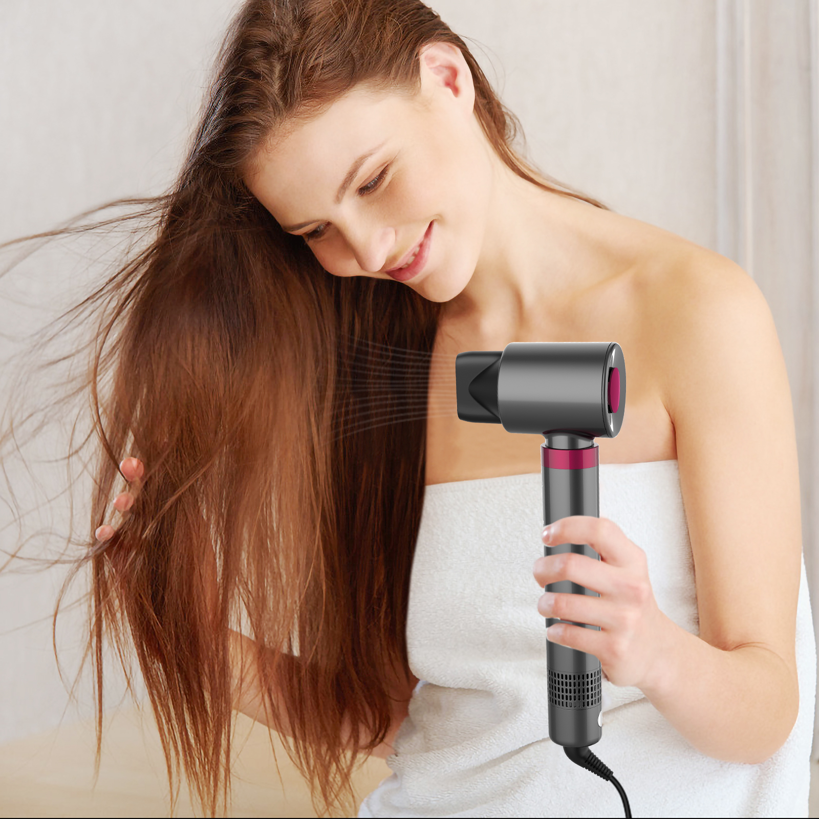 Air Beauty Muti-Function Cold And Hot Air Negative Ion Hair Dryer And Styler