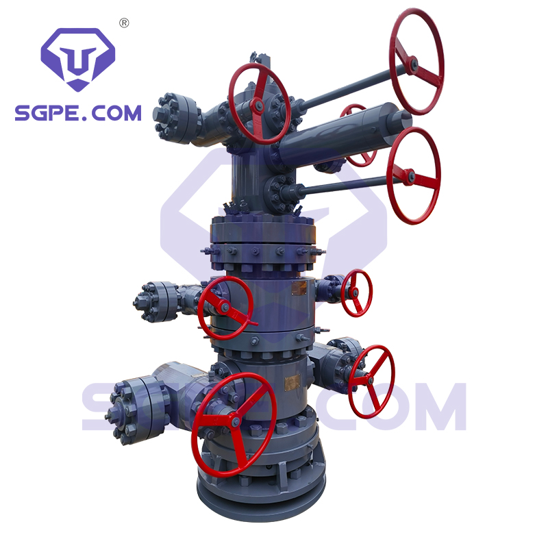 API Wellhead Casing Head And Xmass Tree Essential Mining Machine Parts For The Oilfield
