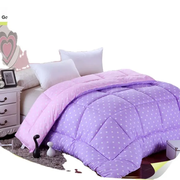 King Size Bed Printed Solid Colors Quilts