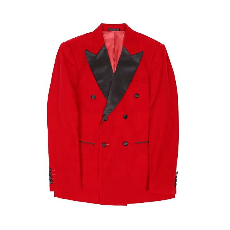 MTM made to measure man suits customized red color men suit