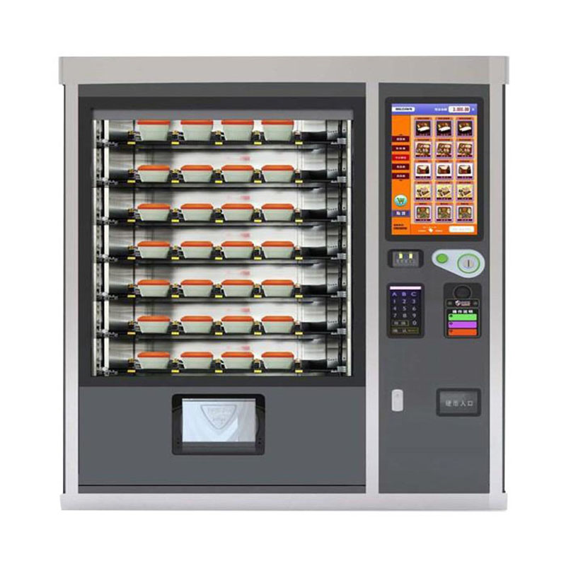 Customized vending machine for commercial microwave ovens