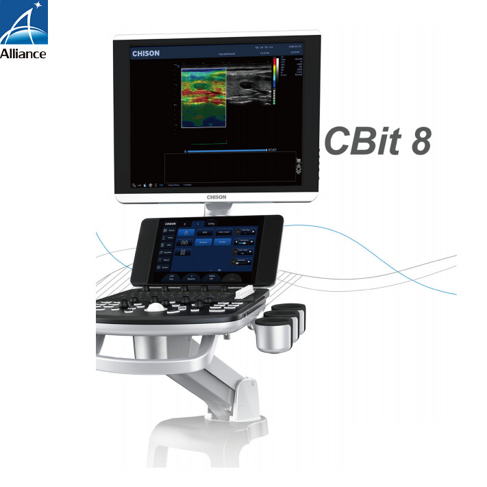 Chison Cbit8 High End 4D тележка Цветной Допплер человека ультразвуковое оборудование для гинекологии, сердечно-сосудистые 19 дюймов HD светодиодный монитор