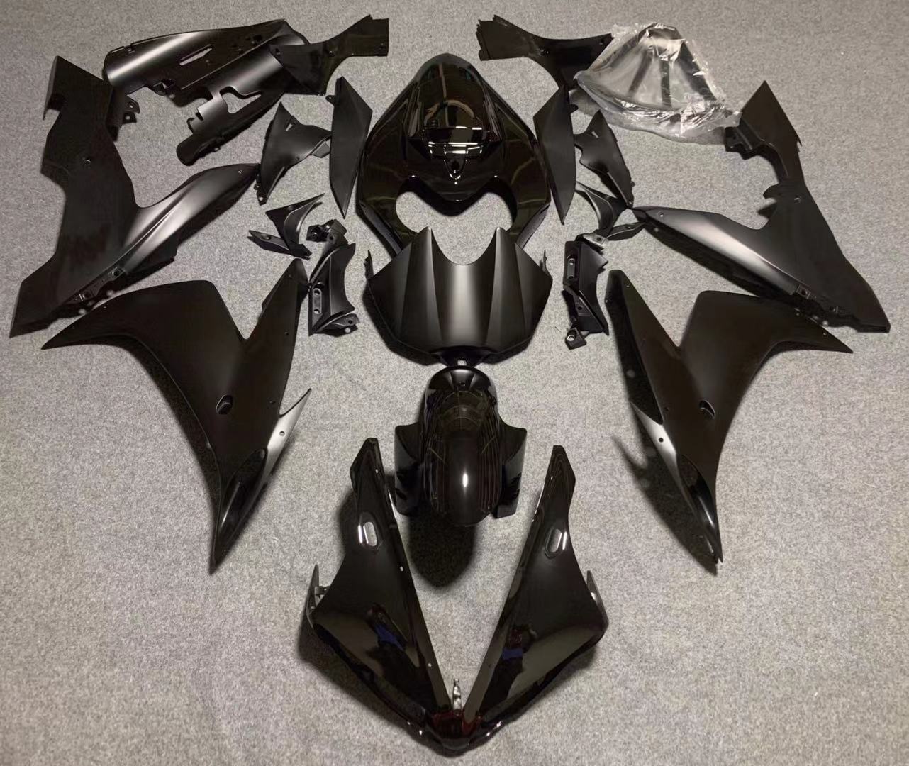 2021 WHSC Motorcycle Fairing Body Kit For YAMAHA R1 2004-2006 Black