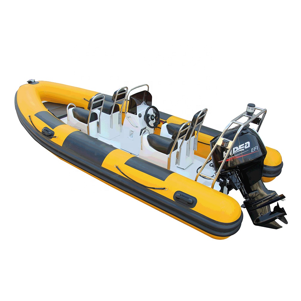 16-футовый жесткий корпус из стекловолокна, надувная лодка RHIB480, лодка с небольшим бандажным сиденьем