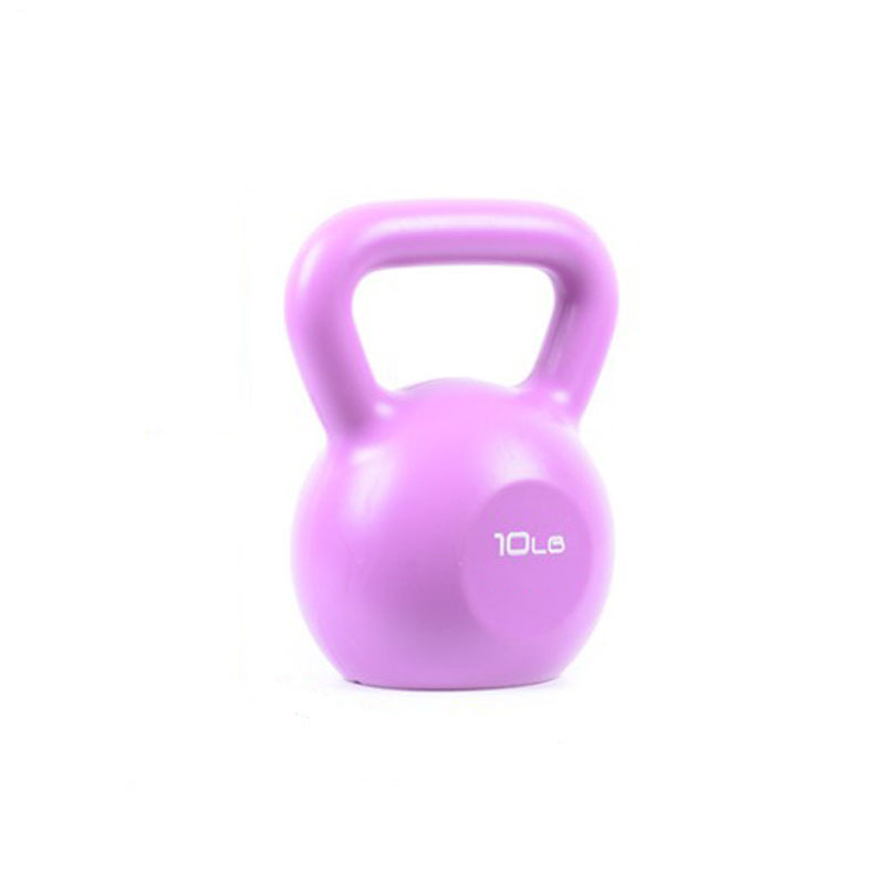 High Quality Factory Fitness wholesale custom cast 10kg competition PE cement kettlebell