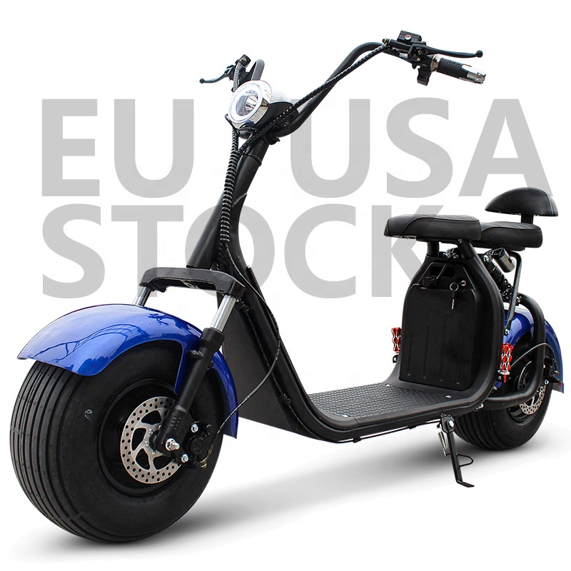 [США ЕС CN наличии] 2 колеса 1000w/2000w/3000w/4000w 60v Высокая скорость 25-60 км/ч с толстыми покрышками электрический мопед скутеров citycoco Байков chopper
