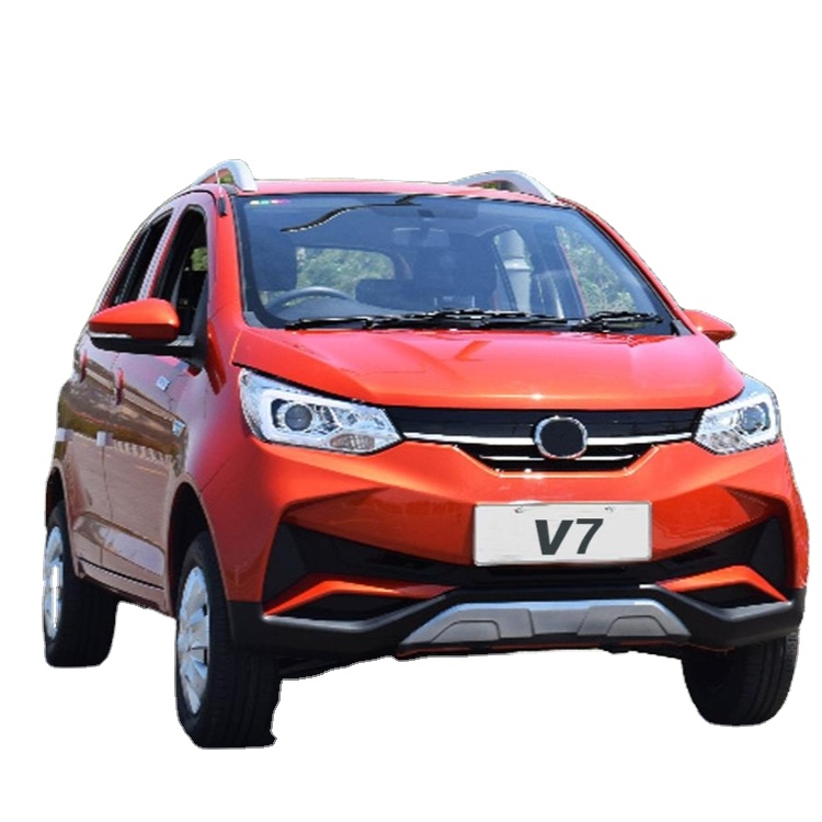 Chinese 2021 year V7 New Energy 4 Seats Low Speed electric car adult right hand drive with solar panels