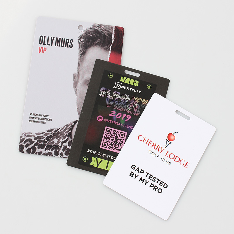 Hot sale hard plastic PVC id card with design photo