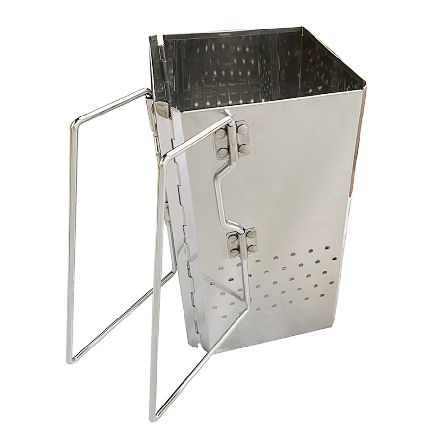New firewood stove Mini Barbecue BBQ outdoor folding barbecue rack wood carbon stove point stainless steel ignition stove