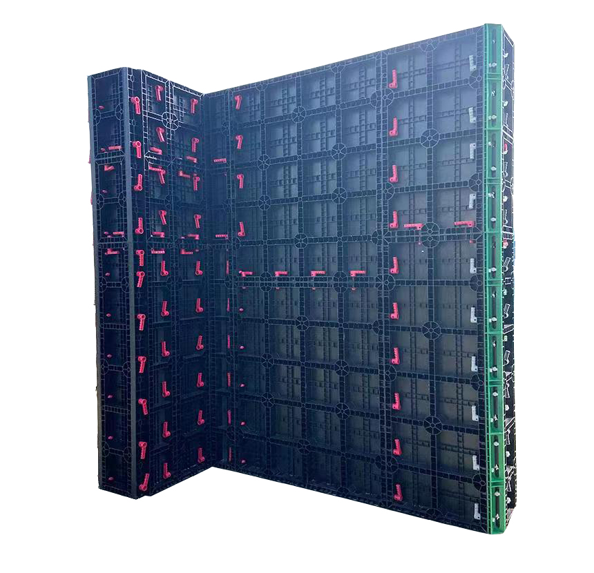 Высокоэффективные многоразовые модульные панели Lianggong, пластиковая плоская опалубочная система для стен и колонок