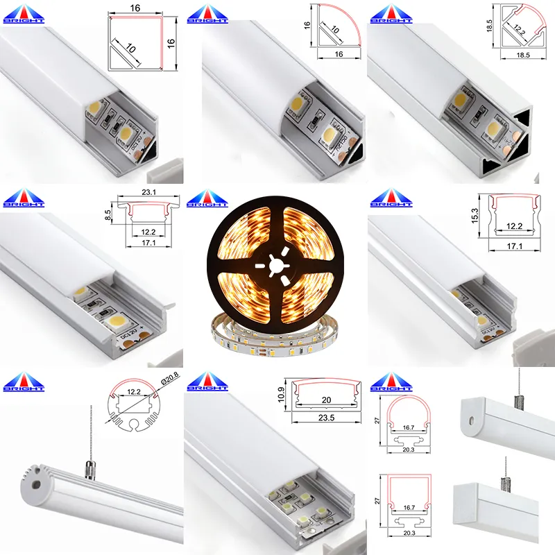 New design aluminum hard LED Strip light bar SMD2835, lm561 led bar light, cabinet led rig-id strip 5630