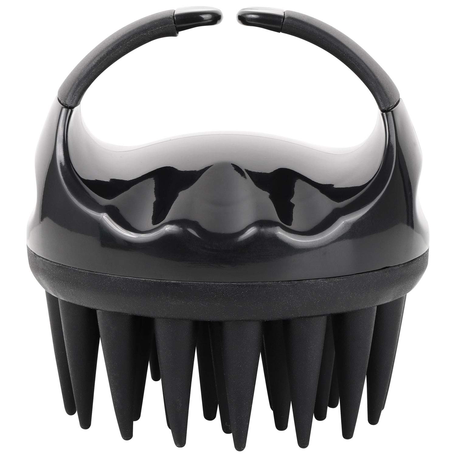 Silicone Head Scrubber Dandruff BrushSilicone Bristle Hair Scalp Massager Shampoo Brush