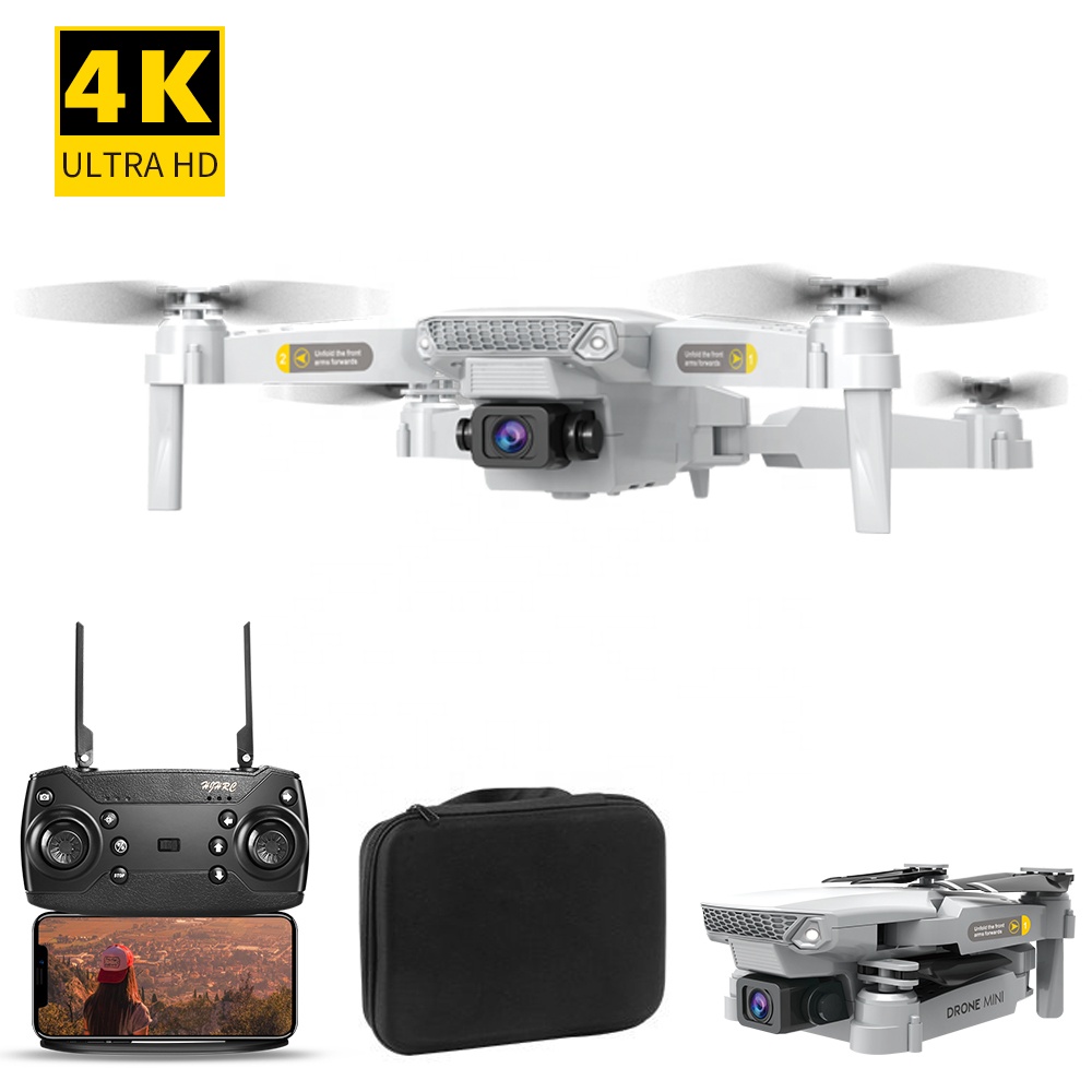 2021Hotselling folding 2.4Ghz drone with 4K WIFI camera Drones camera toys RC foldable voice control remote quadcopter drones