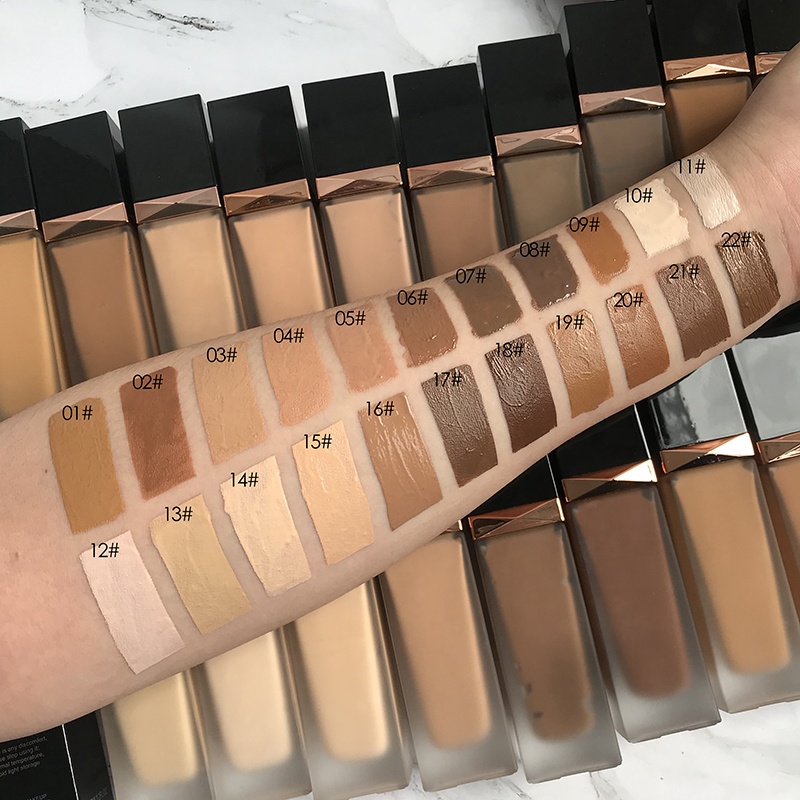 Face Makeup Full Coverage Waterproof Long Lasting Liquid Foundation Cream For Oil Skin Concealer Makeup