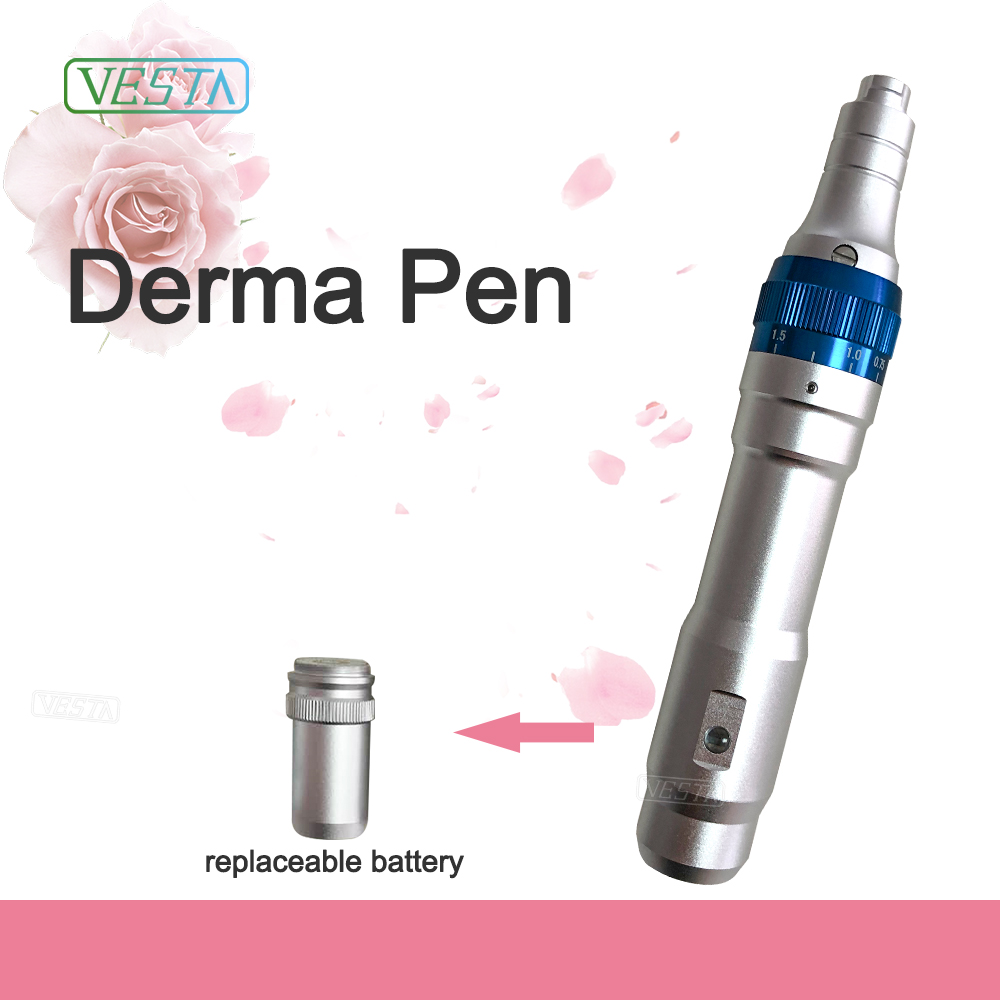 Vesta A6 Derma ручка Косметическая Красота машины Электрический авто A6 плюс Derma ручка Dr. Pen для личного использования Профессиональный Dermapen