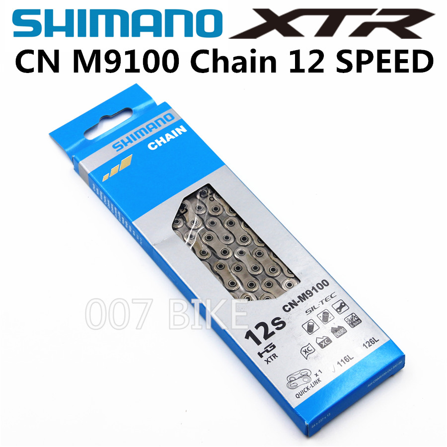 SHIMANO XTR CN M9100 цепи 12-ступенчатая горный велосипед инструмент для демонтажа цепи велосипеда (CN-M9100 MTB дорожный велосипед цепи