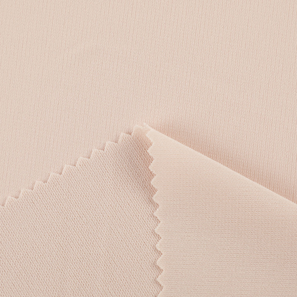 High quality wholesal interlock dyed jersey 200gsm knitting 100% polyester fabric for dress