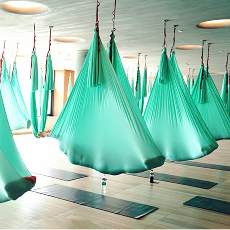 2021 New color arrived 6*2.8M Aerial Yoga Hammock fabric for yoga dance