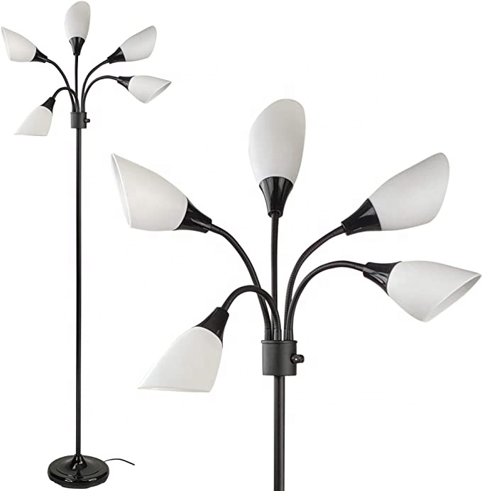 5 Adjustable Acrylic Reading High Quality Custom Designer Standing Decoration Modern Floor Lamp For Living Room
