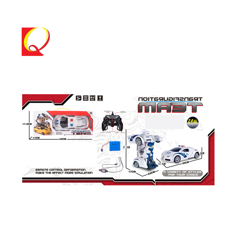 Hot Car Model Toy 1:14 Kids Remote Control Vehicle RC Car Birthday Gift for Children Deformation Robot