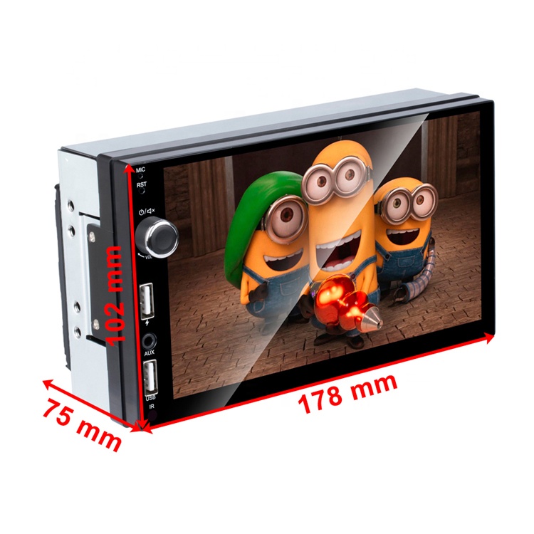 Универсальный Android 8,1 BT автомобильный комплект MP5 DVD-плеер