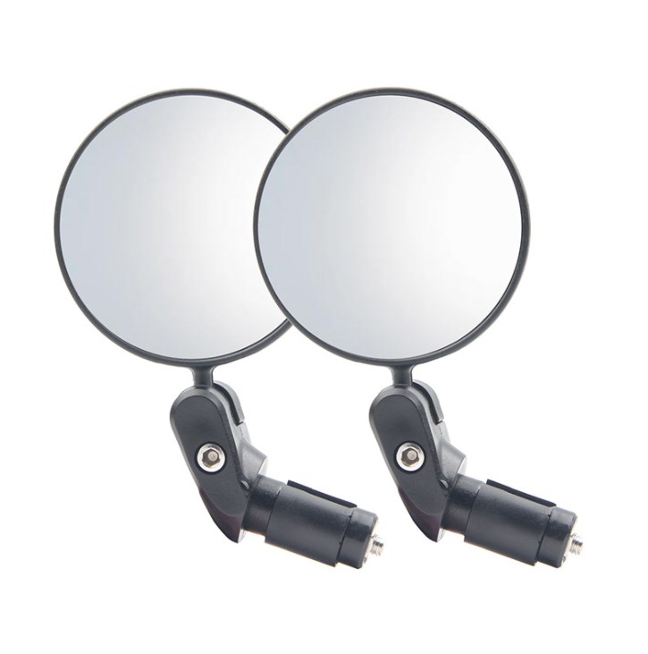 Universal Bicycle Mirror Left Right Mount Acrylic Convex Mirror MTB Road Bike Rear View Mirror