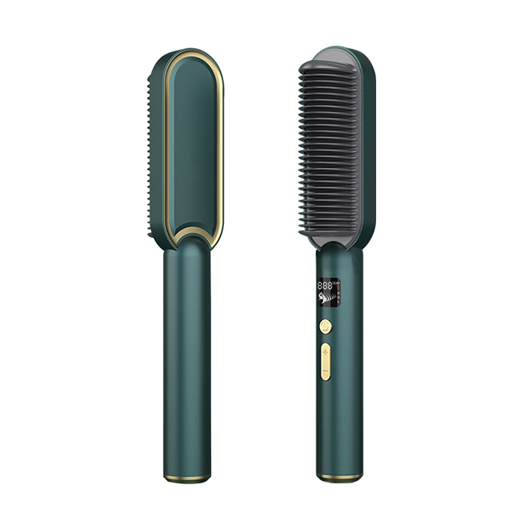 Intelligent Constant Temperature Hair Straightener And Curler 2 In 1 Professional Mini Hair Straightener With Lcd
