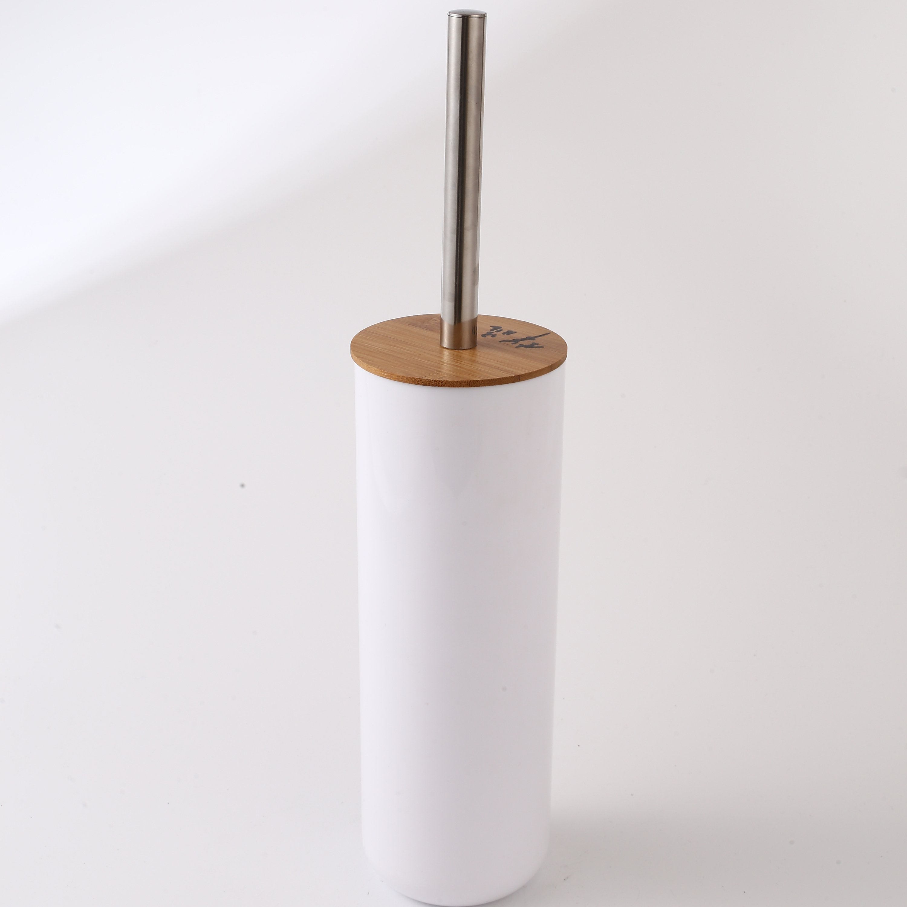 Sunshine New Nordic Style 6pcs White Bamboo Soap Dispenser Bathroom Accessories Set Five-Piece Set for Home and Hotel